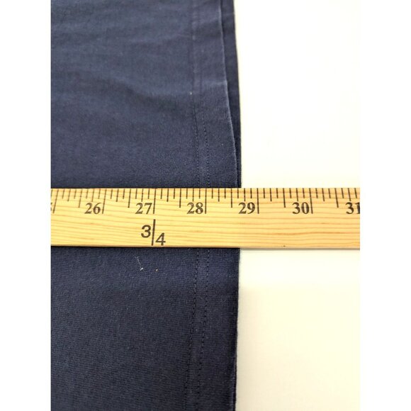 Majestic Atlanta Braves Men Blue T Shirt with Script Logo A in Red Size L - Picture 5 of 8